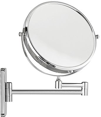 Melko Kosmetikspiegel 10-Fach Wandspiegel Schminkspiegel Vergrößerungs Badspiegel 18cm