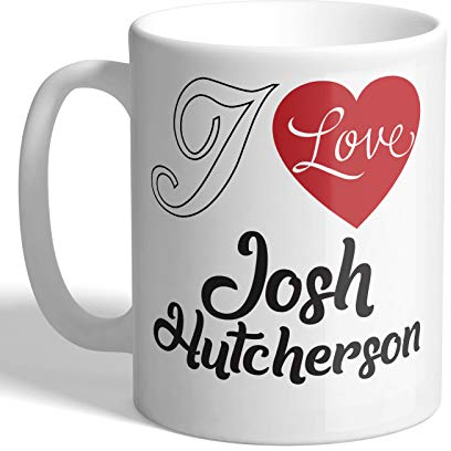 I Love Mugs - I Love Josh Hutcherson (Heart Design) - Mug, Ceramic, 11fl.oz.