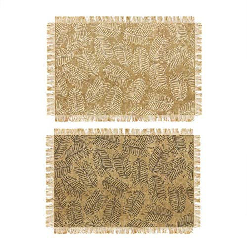 Vidal Regalos Mantel Individual Yute x2 Modelos 45x33 cm