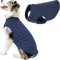 Gooby - Stretch-Fleece-Weste, Pullover, Fleece-Weste, Jacke, Hundekleidung Pullover für Hunde, Indigoblau, Größe 3XL (52,1 cm)