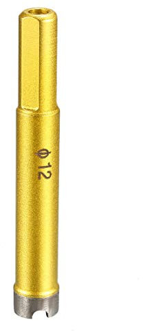 sourcing map 12mm Dry/Wet Diamond Core Drill Bit for Concrete Brick Block Stone Masonry