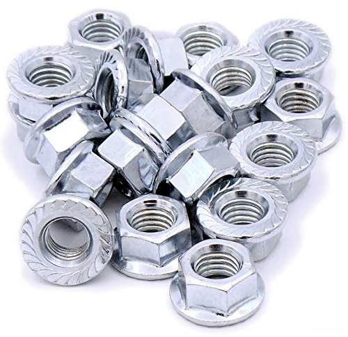 M3 (3mm) Serrated Flange Hex Nut - Stainless Steel (A2) (Pack of 20)
