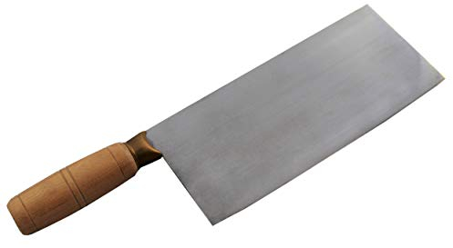 yoaxia ® - [ 30cm ] #52 Hackmesser mit Holzgriff Stainless Steel Messer für Fleisch und Gemüse