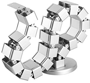 StandXT Kabelführung CCX10-1 - Kabelkanal Flexible Kabelwirbelsäule für höhenverstellbare Tischgestelle