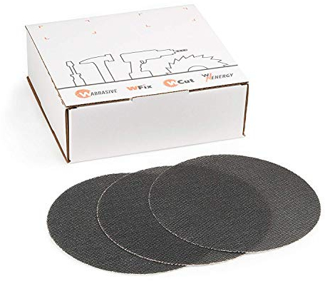 Schleifgitter 225 Klett | 50 Stück | Schleifscheiben Korn 100 | Ø 225 mm | Geeignet für Deckenschleifer, Trockenbauschleifer und Tellerschleifer