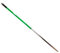 Palo de aluminio doble rosca de 140 cm de alto con mango de plástico. Color Verde.