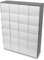 itenga großer Adventskalender 50x37cm zum Füllen 24 Schachteln zum Befüllen Quader Form weiß zum Selber Befüllen