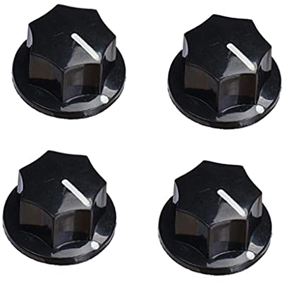 4x Guitar Pot Cap Volume Control Knob For Effect Pedal Cap