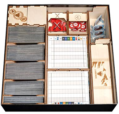 Laserox Sortiereinsatz 7 Wonders Organizer für 7 Wonders + Erweiterungen (2020)
