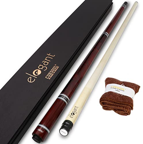 CUESOUL ELEGANT 58 Zoll 19 Unzen Billardqueue, 13 mm Spitzen (CSPC-EG-2)