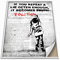 Boikal Collection Banksy Bilder ohne Rahmen Wandbilder XXL Poster Set - If You Repeat A Lie - 1-teilig, 40 x 60 cm - A2