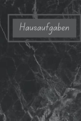 Hausaufgabenheft schwarz / ohne Datum / A5 / für Schüler jeden Alters: für Grundschule bis Gymnasium