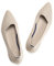 Frank Mully Ballerine a Punta lavorate a Maglia da Donna - Comode Ballerine Slip-on - Scarpe Classiche morbide, Beige, 39 EU