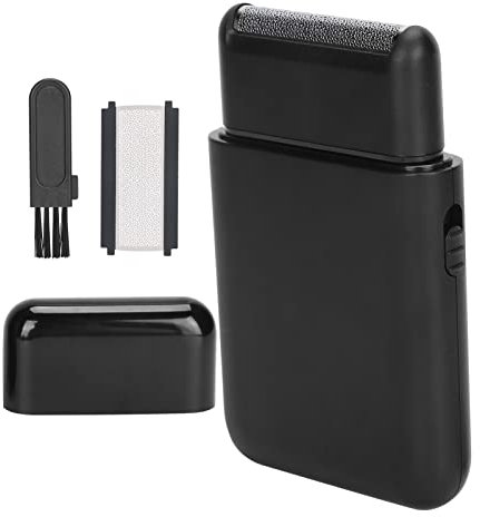 Rasierer Herren Elektrisch,Folienrasierer Herren Elektrischer Rasierer Bart Trimmer USB Laden Elektrischer Rasierapparat Mini Rasierer Reisen Tragbar Mnner Folie Rasierer Bart Trimmer (Schwarz)