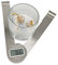 Balance de cuisine numérique pliable en acier inoxydable