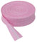 susiodeu Baumwoll Schrägband, vielseitiger Besatz für Nähprojekte, Kleidung bis hin zu Heimdekoration, gepunktetes und gestreiftes Kantenband, Hell Pink