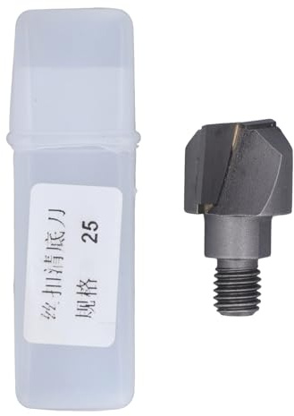 25mm Carbide Cleaning Bottom Router Bit for Woodworking, M10 Threaded Milling Cutter