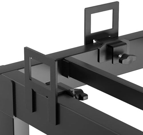 6 PCS Guarnizioni Antiscivolo per Materasso, Ferma Materasso in Metallo, Regolabili, Ferma Materasso Laterale per Doghe, Fermi Laterali per Materasso, Unisci Materassi Singoli in Matrimoniale, Nero