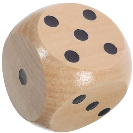 Abaodam Große Würfel Partyzubehör Würfel Für Spiel Brettspiel-Tool Spiellehrwürfel Spiel Würfel Würfeln Würfel Spielzeug Spielwürfel Requisiten Würfelspiel Spielzeugwürfel Partywürfel Holz