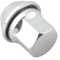 Alanmoship Set di dadi cromati per ruote Ford Focus Connect Fiesta Escort C-Max Kuga C30 C70 S40 V40 V50 (5 pezzi)