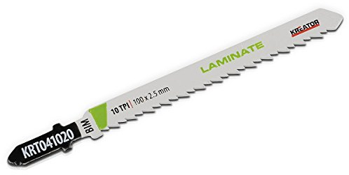 Kreator 03041020 Spiel-2 Sägeblätter Stichsägeblätter für Laminat/Laminat
