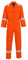 Portwest BIZ5 Herren Flammenresistenter Reflektierender Overall Bizweld Iona FR Orange, XXL