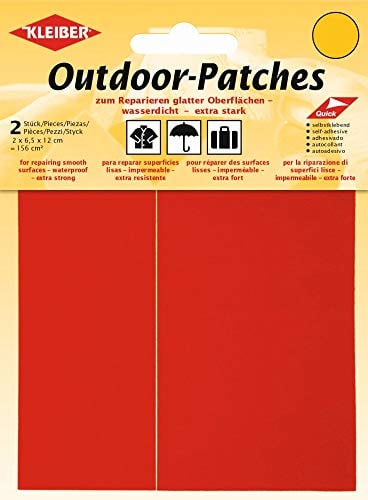Kleiber + Co.GmbH Outdoor-Patches, Nylon, rot