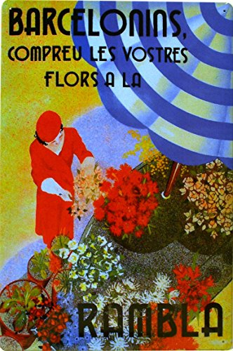 Art Escudellers Poster, LAS RAMBLAS DE BARCELONA, Stück: 1