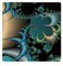 1art1 Virtuelle Kunst Nautilus Fantasie Poster-Sticker Tattoo Aufkleber 9x9 cm