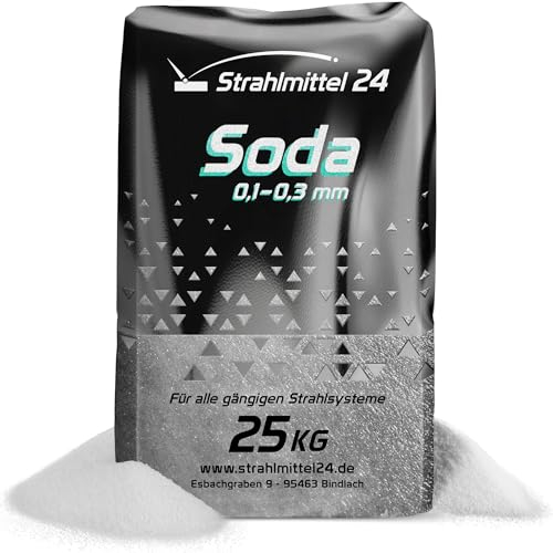 25 KG Soda Strahlmittel 0,1-0,3 mm Strahlsoda