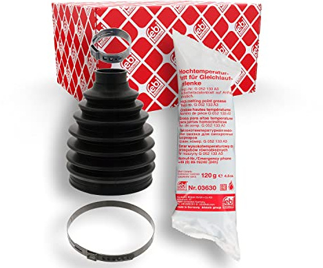 febi bilstein 100305 Achsmanschettensatz, 1 Stück | Kompatibel mit: DACIA DUSTER, FIAT SEDICI, HONDA CIVIC VIII Hatchback, OPEL CORSA D, CORSA E, RENAULT CLIO IV, ESPACE V