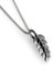 HENRYKA 925 Sterling Silver Miniature Royal Fern Leaf Necklace - 18 inch Chain | Minimal Boho Pendant | Nature Themed Gifts