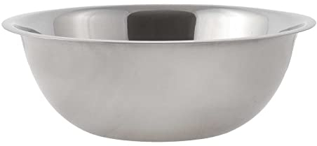 SIDCO Schüssel Edelstahl Rührschüssel Jumbo Salatschüssel Mega Schale Ø 34 cm