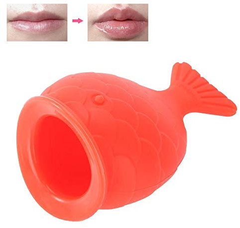 Lip Plumper LippenverstäRker, Frauen Tragbarer Fisch FöRmiger Lippenpraller VergrößErer GeräT SchöNheits Werkzeug LäSst Ihre Lippe Mehr Voll Schauen