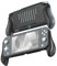TNP Griff Halterung Hülle kompatibel mit Nintendo Switch Lite, Schutzhülle mit Griff für Nintendo Switch Lite Konsole, stoßfeste Hand Grip Case mit ergonomischen Griffen, Spiele und Zubehör, grau