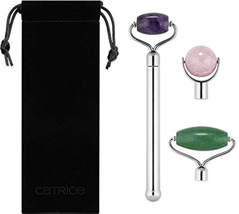 Catrice Gemstone Facial Roller Kit, Aufbewahrung, Mehrfarbig, regenerierend, glättend, natürlich, für Sensible Haut, acetonfrei, ohne Alkohol, ohne Parfüm, ohne Parabene, 1er Pack (1pcs)