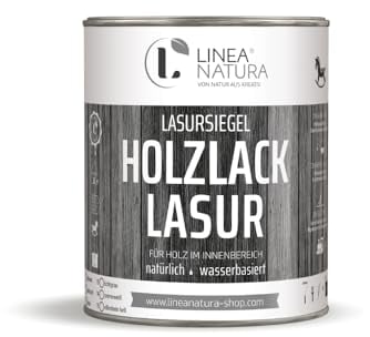 Lasure pour bois Linea Natura® - Semi-couvrante - Meubles - Parquet et escaliers en intérieur - 1 litre - Ivoire clair