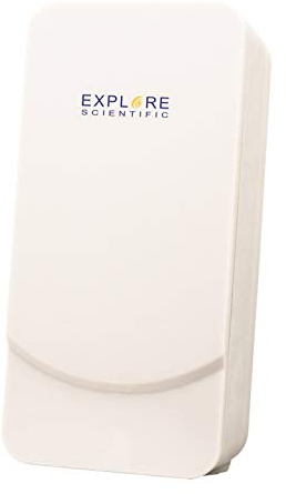Explore Scientific ST1002 Drahtloser Temperatursensor, Wandhalterung oder Tischhalterung, kompatibel mit Explore Scientific - RPW3008, Weiß