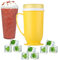 Vaso para Hacer granizados, Magic Quick , enfriamiento Doble Capa, para Hacer granizados caseros