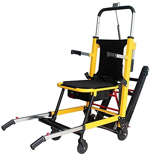 Samnuerly Sedia a rotelle per Scale per Adulti Sedia Pieghevole Leggera Fabio Carrello elevatore per Scale elettrica Sedia per Scale di evacuazione Regolabile in Alluminio