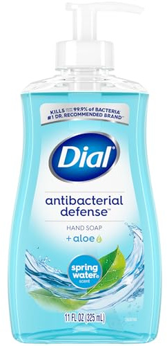 Dial Antibacterial Liquid Hand Soap, Spring Water, 11 Fl Oz
