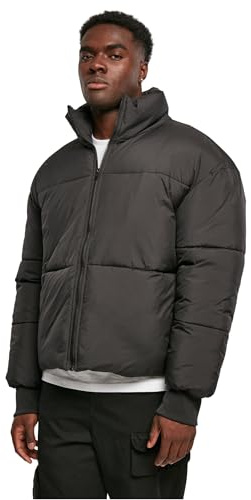 Urban Classics Women's Short Big Puffer Jacket, Black, S