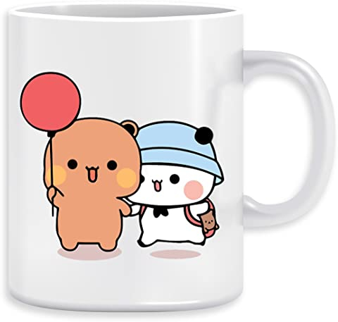 Vendax Globo Oso Y Panda Bubu Dudu Taza Ceramic Mug Cup