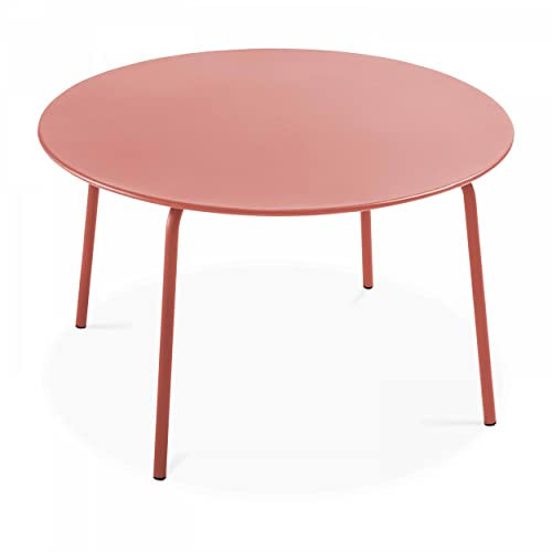 Oviala Palavas – Gartentisch, rund, aus Stahl, 120 cm
