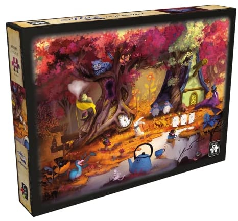 Gigamic, Arcana Puzzle, Motiv: Alice im Wunderland, 1.000 Teile, Format: 68 x 48 cm, Ab 14+ Jahren, Sprachneutral, Deutsch