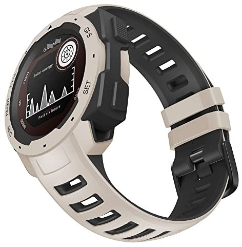 ANZOAT Correas de silicona para reloj inteligente Garmin Instinct de 22 mm, correa de repuesto para instinto/deportes electrónicos/marea/solar, For Instinct, Agate