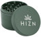 HIZN Keramik Grinder Crusher | ø 63mm | 4-teilig | Haftfrei dank Nanokeramik-Beschichtung | inkl. Beutel, Pollenschaber, Pinsel und Mundstück (Mitternachtsgrün)