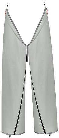 Baoblaze Men's Rain Pants, Waterproof Rain Over Pants, Windproof Outdoor Pants for Hiking, Fishing, Gray