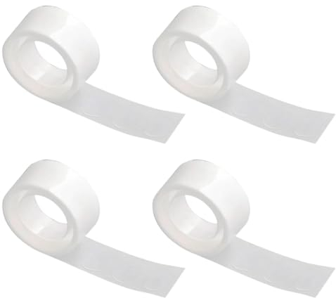 ZCSOWE 4 Rouleaux de 100 Points de Colle par Rouleau Points de Colle Double Face Points de Colle pour Ballons,Points de Colle Ballon pour DIY, Mariage, Noël, Anniversaire, Fête