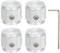 QUARKZMAN Aluminium Potentiometer Knobs 6mm Gitarrenregler Knöpfe 1/4 Schaft für Gitarre, Bass, Audio, Leistungsverstärker